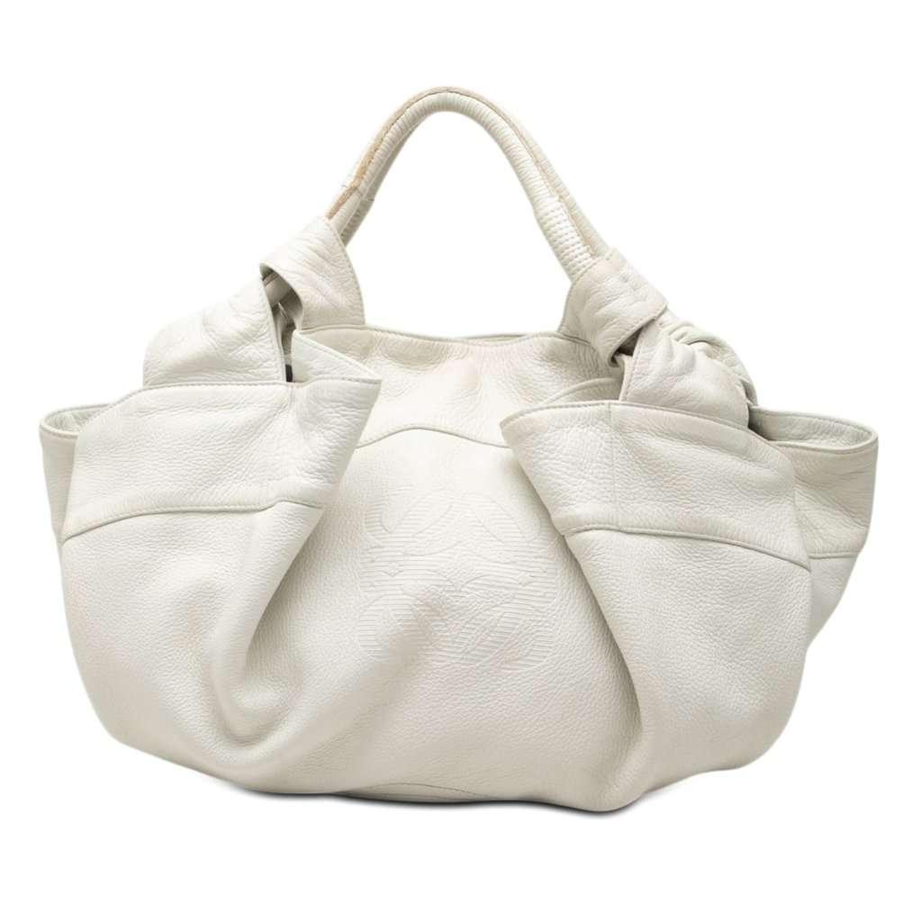 LOEWE Nappa Aire White Leather Very good condition - Front View