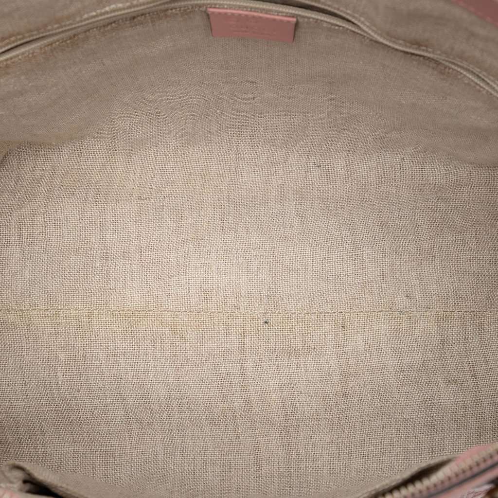 Gucci Large Microguccissima Dome Satchel Pink Leather Very good condition - Model View