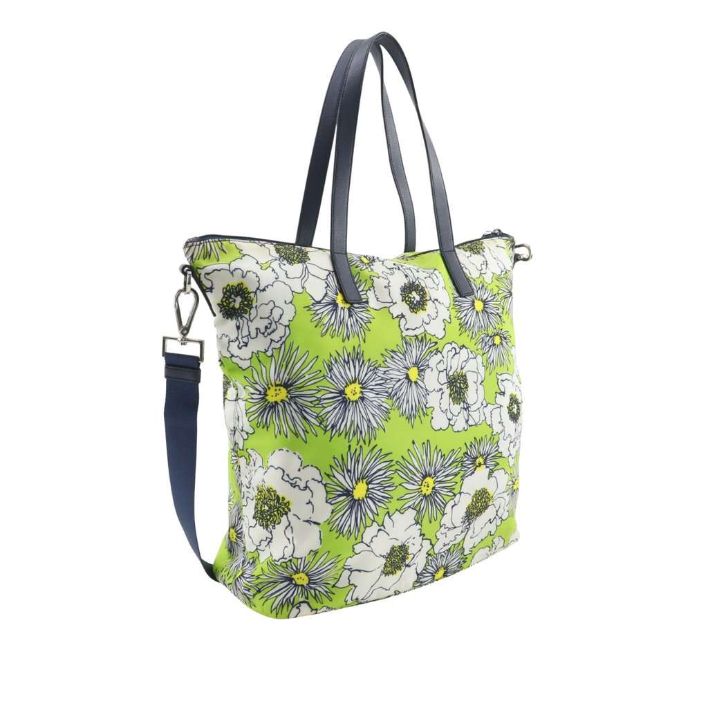 Prada Tessuto Stampato Satchel Green Very good condition - Back View