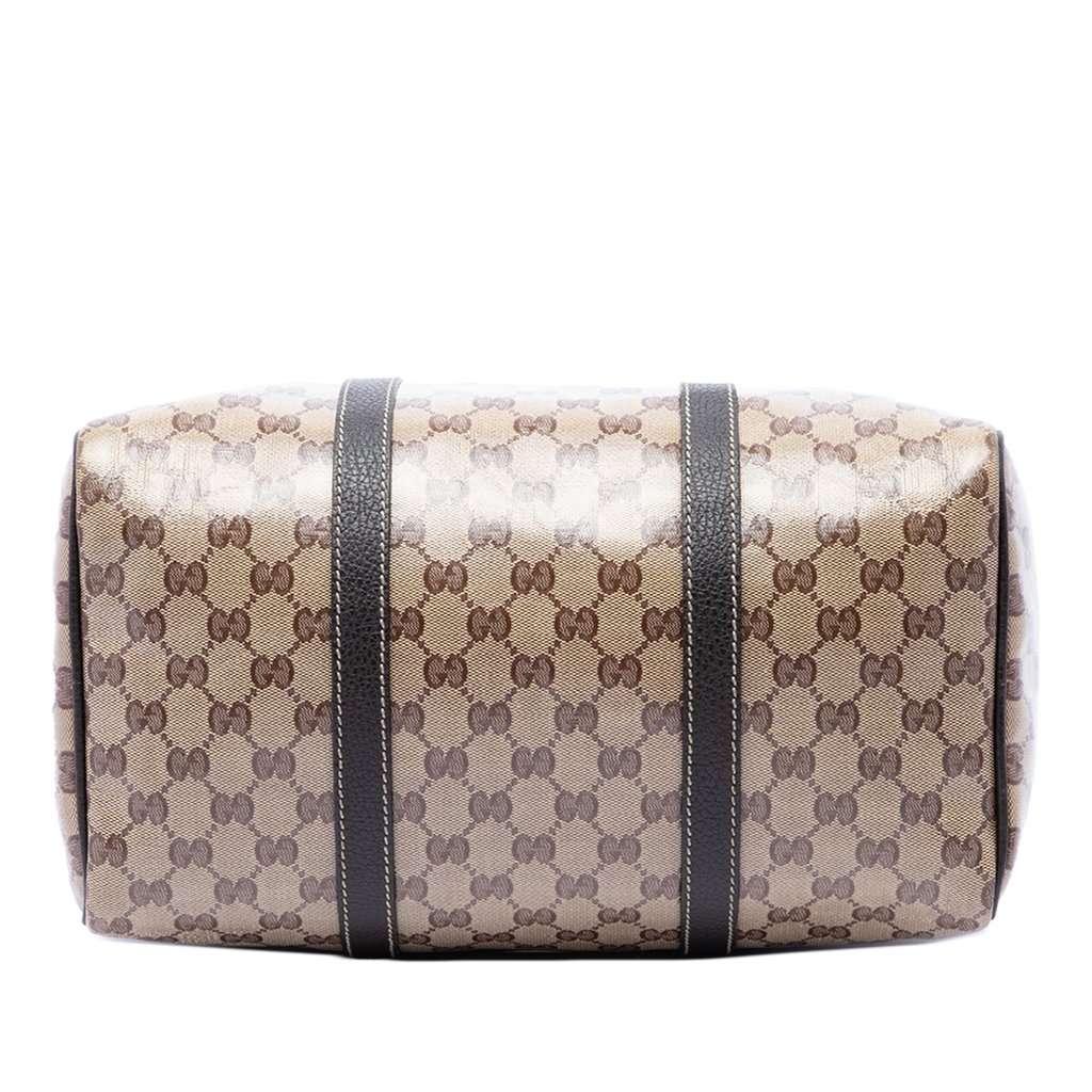Gucci Medium GG Crystal Joy Boston Bag Beige Very good - Inside View