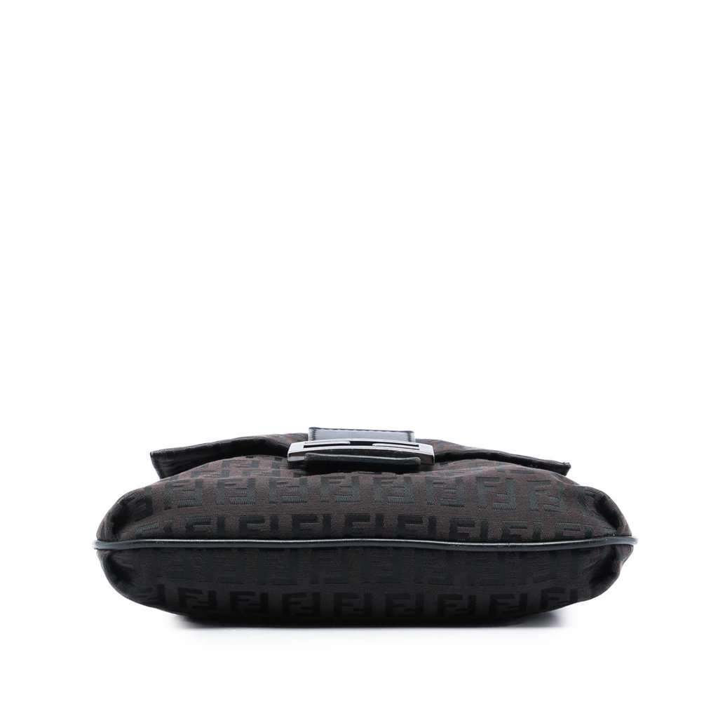 Fendi Zucchino Canvas Crossbody Brown Very good - Inside View