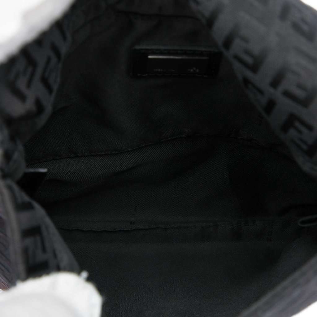 Fendi Zucchino Canvas Crossbody Brown Very good - Model View