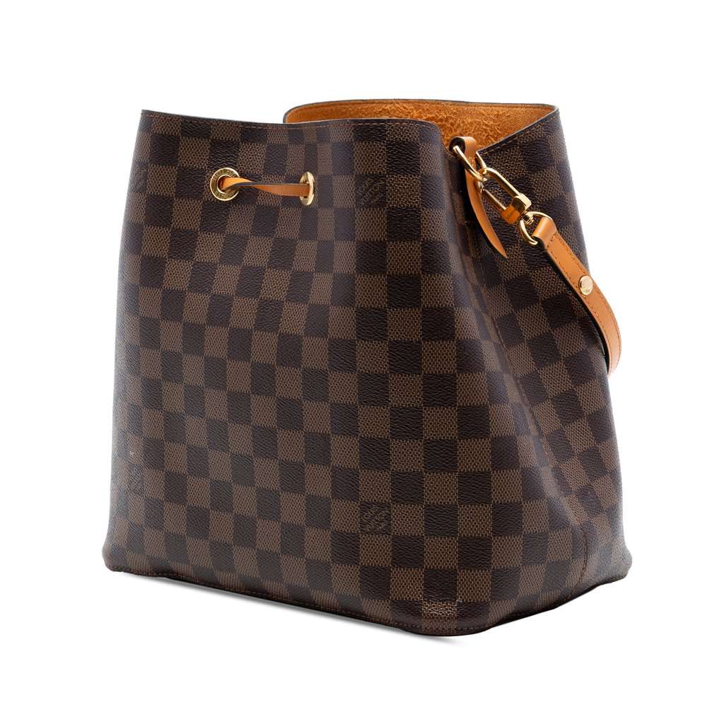 Louis Vuitton Damier Ebene Neonoe MM Brown Very good - Back View