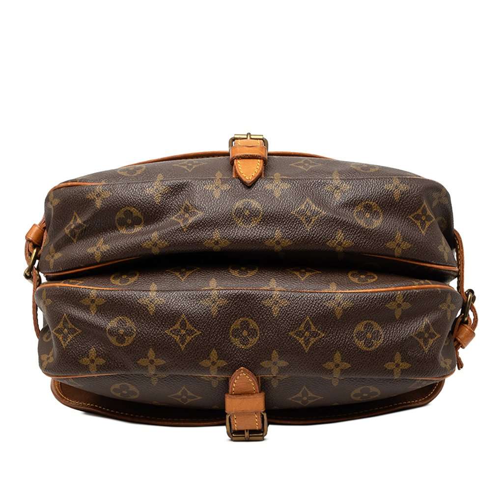 Louis Vuitton Monogram Saumur 25 Brown Good condition - Inside View