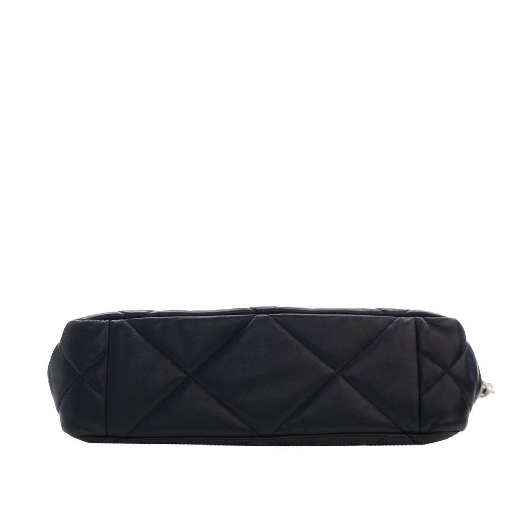 Chanel Lambskin 19 Vertical Shopping Tote Black Leather Very good condition - Box View