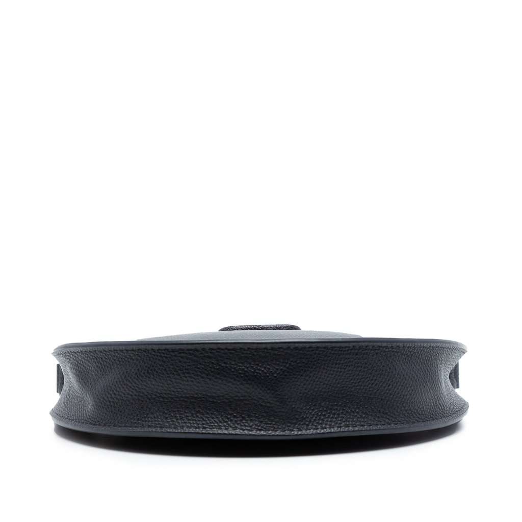 Valentino Mini Grainy Calfskin VLogo Hobo Black Leather Very good condition - Inside View