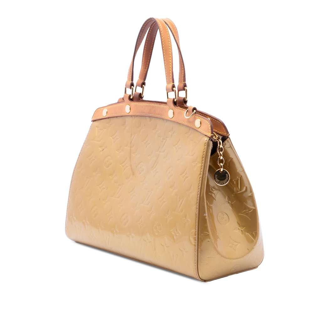 Louis Vuitton Monogram Vernis Brea MM Gold Leather Very good condition - Back View