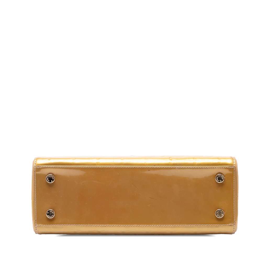 Louis Vuitton Monogram Vernis Brea MM Gold Leather Very good condition - Inside View