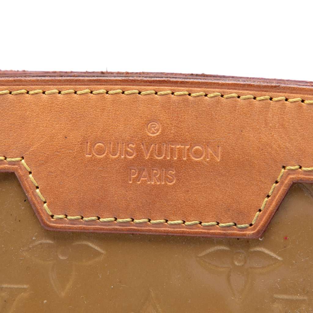 Louis Vuitton Monogram Vernis Brea MM Gold Leather Very good condition - Box View