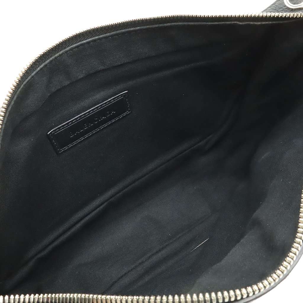 Balenciaga Medium Lambskin Arena Raver Bag Black Leather Very good condition - Inside View