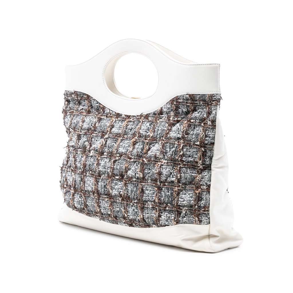 Chanel Large Tweed 31 Shopping Bag Other Very good condition - Back View