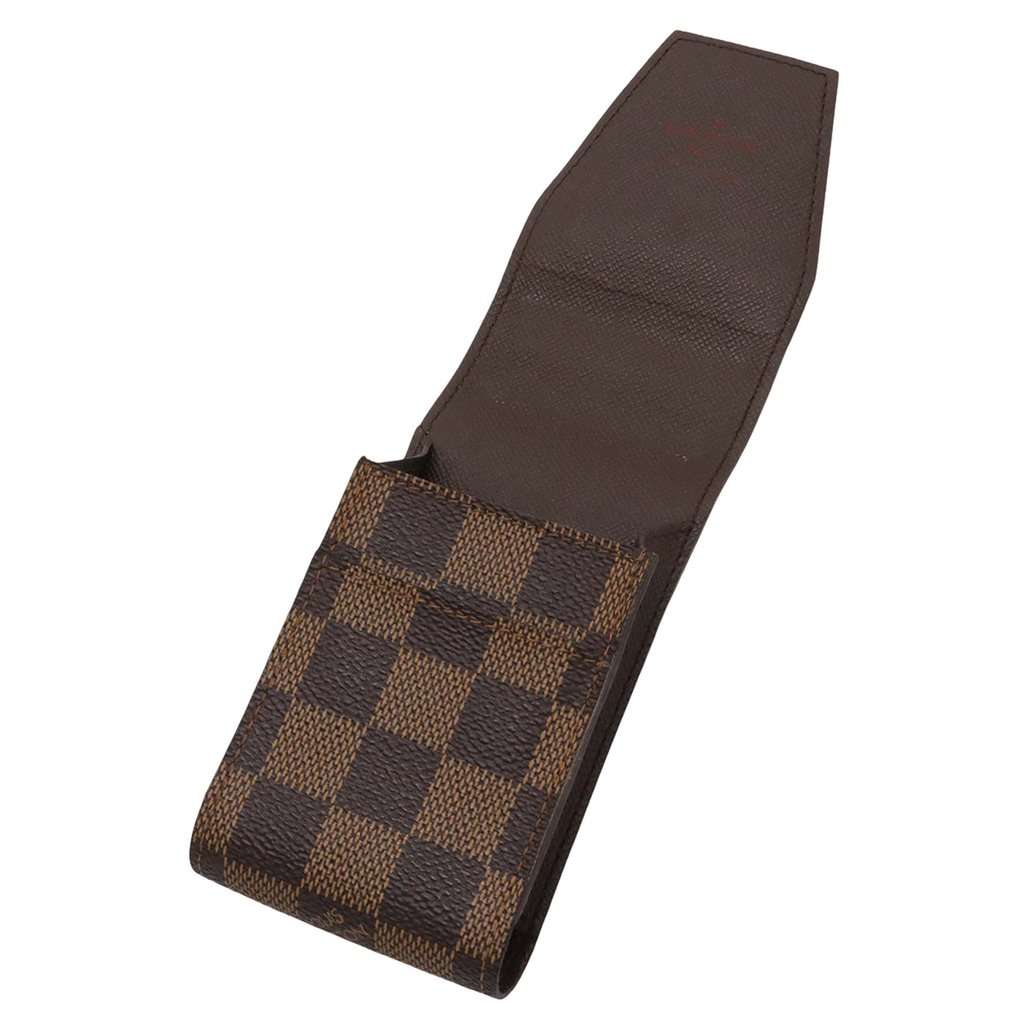 Louis Vuitton Damier Ebene Etui Cigarette Case Brown Very good - Inside View