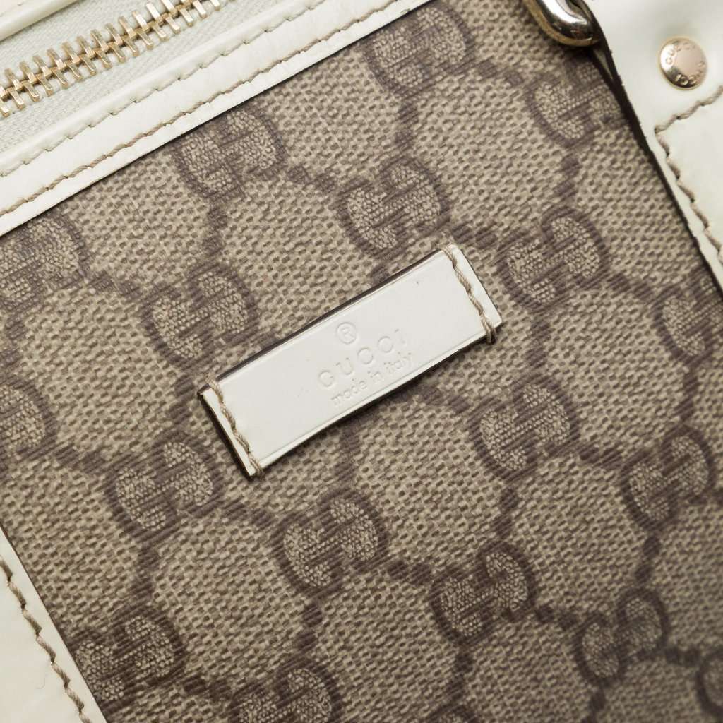 Gucci Large GG Supreme Joy Boston Bag Beige Very good - Box View
