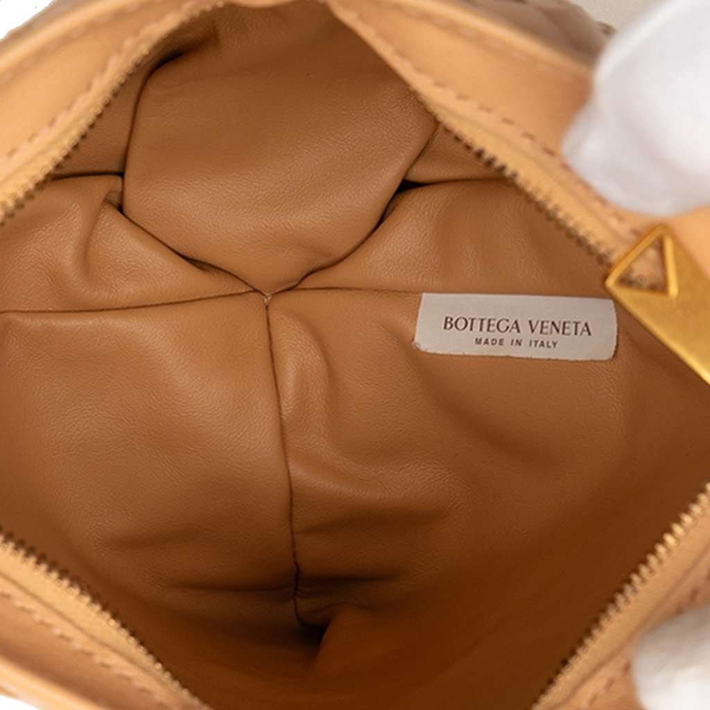 Bottega Veneta Nappa Intrecciato BV Twist Clutch Brown Leather Very good condition - Model View