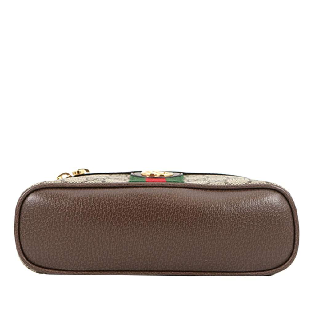 Gucci Small GG Supreme Web Ophidia Vanity Bag Beige Very good condition - Inside View