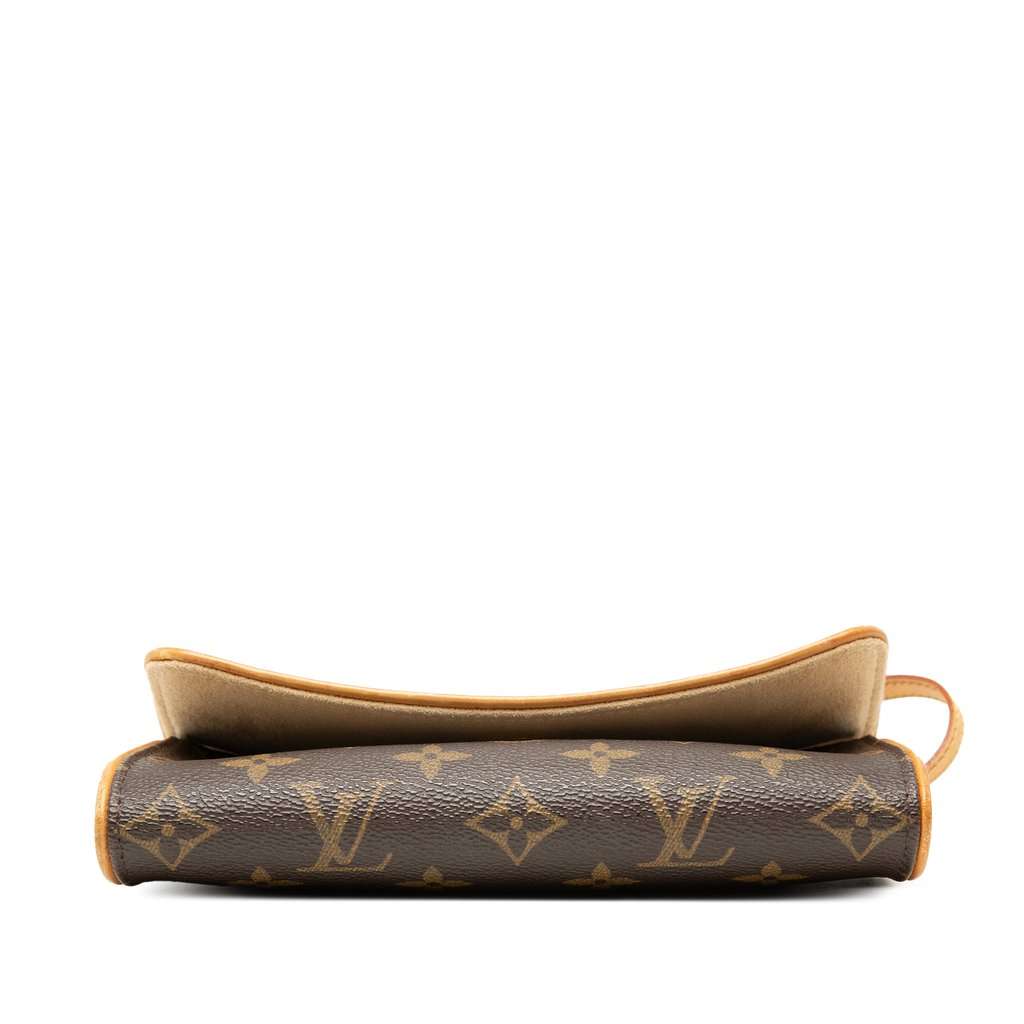 Louis Vuitton Monogram Pochette Twin PM Brown Good - Inside View