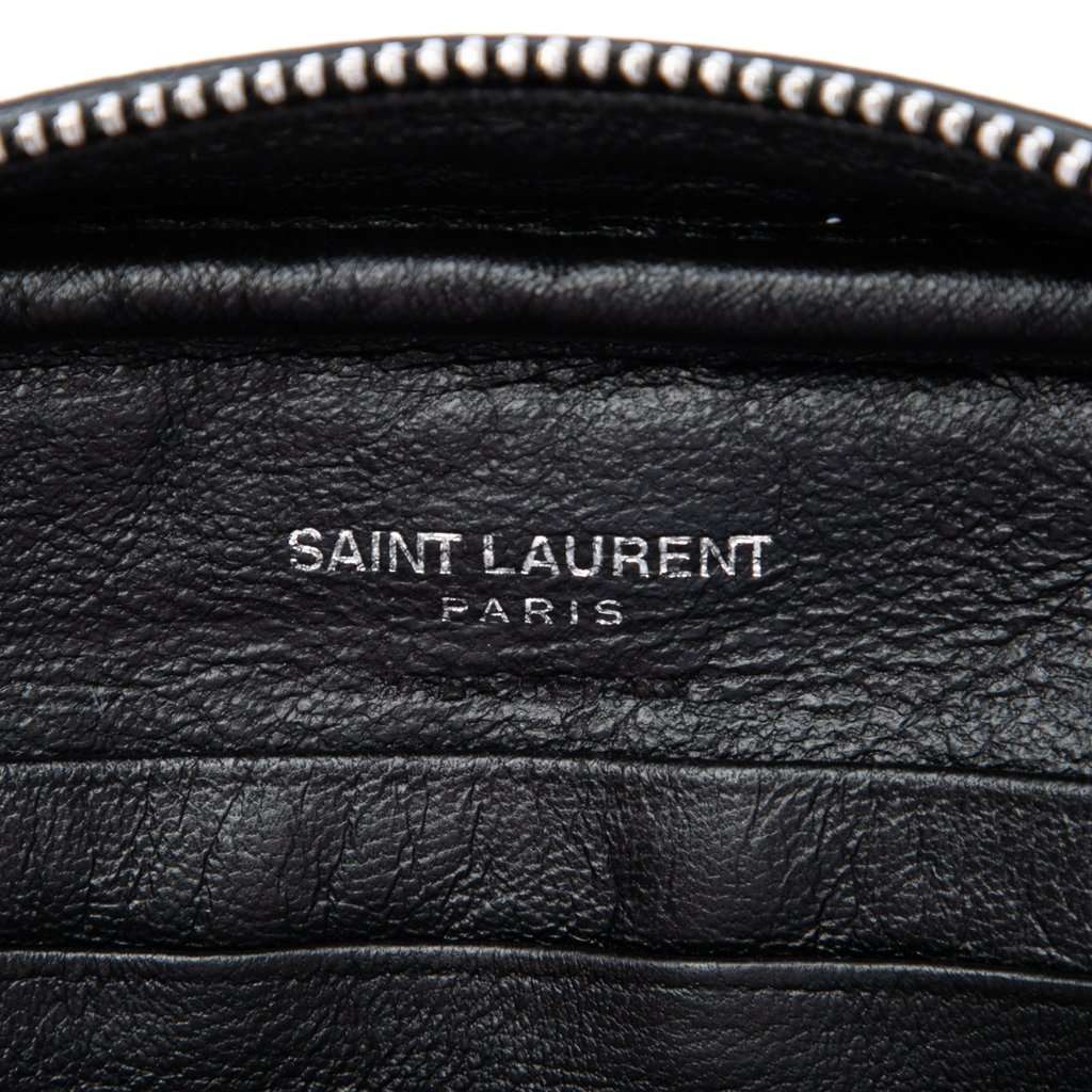 Saint Laurent Mini Embroidered Nappa Love Blogger Camera Bag Black Leather Good - Box View