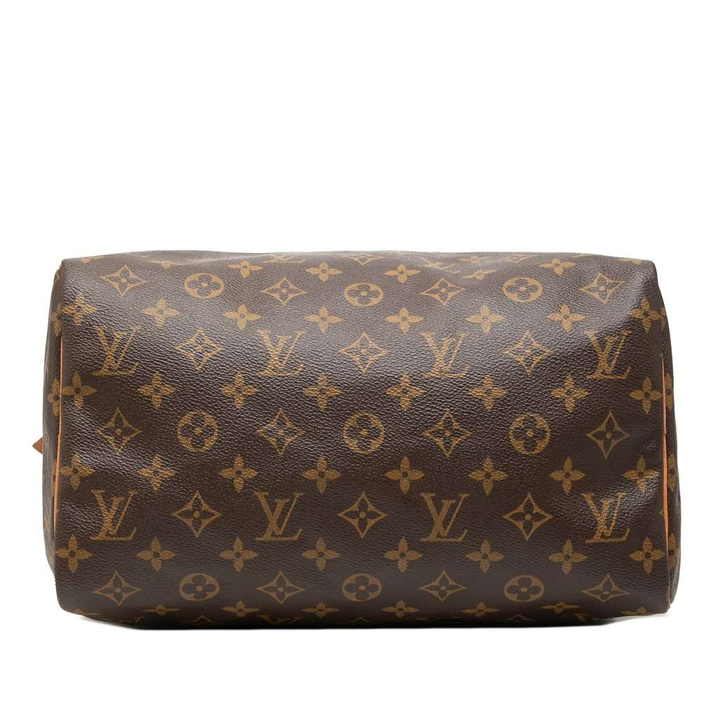 Louis Vuitton Monogram Speedy 30 Brown Good - Inside View