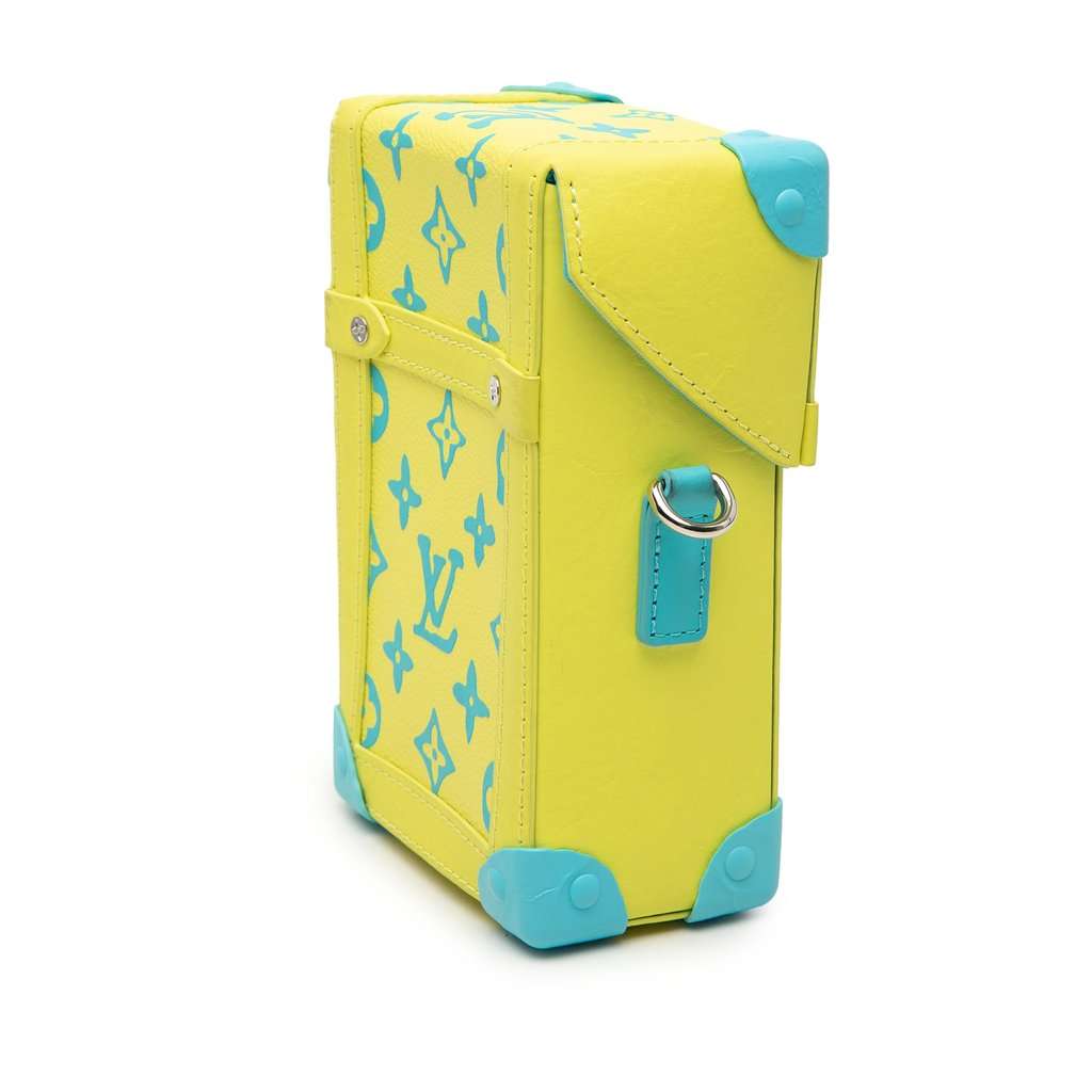 Louis Vuitton Monogram Taurillon Playground Vertical Trunk Wearable Wallet Yellow Leather Very good - Back View