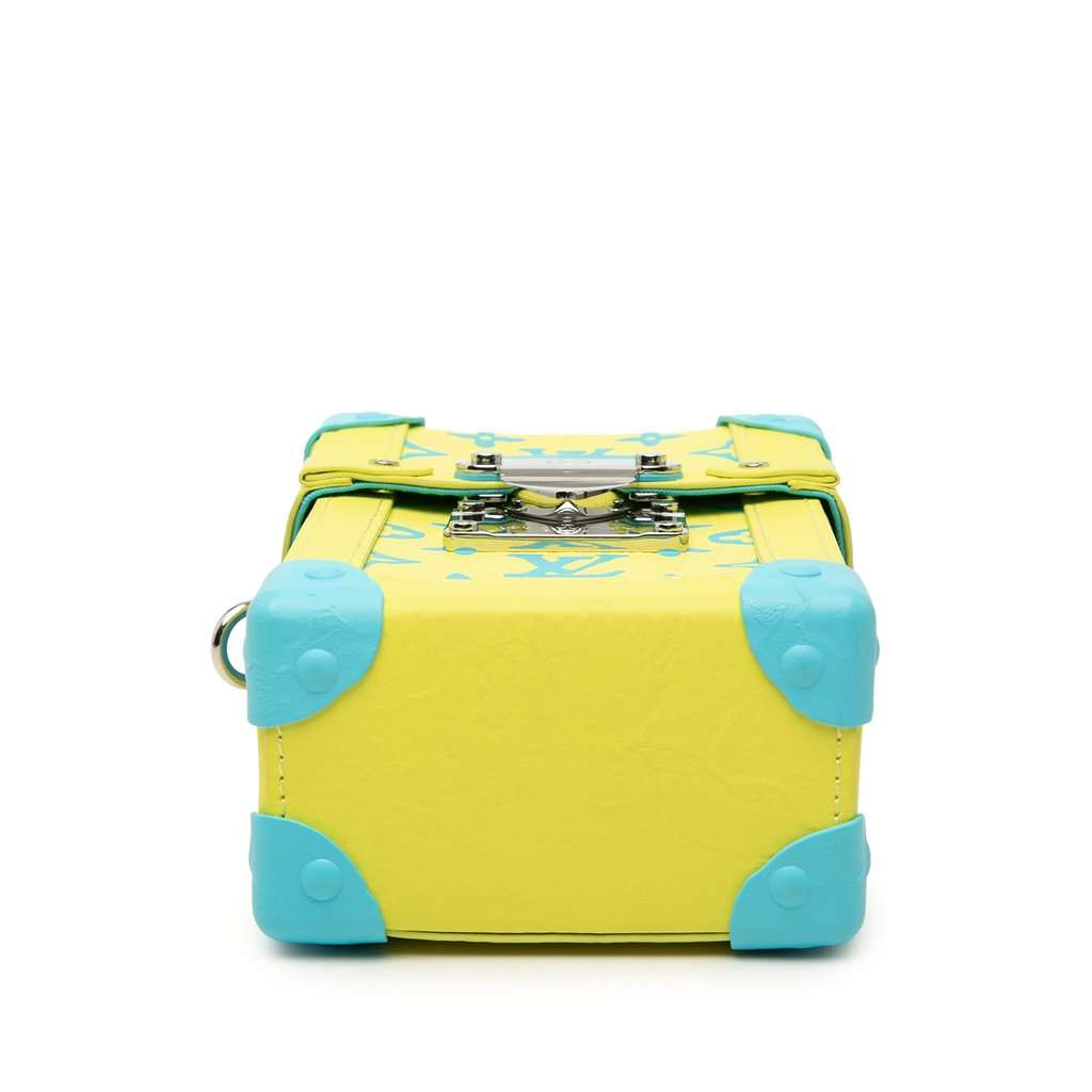 Louis Vuitton Monogram Taurillon Playground Vertical Trunk Wearable Wallet Yellow Leather Very good - Inside View