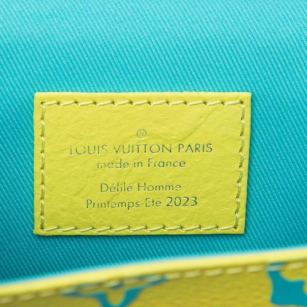 Louis Vuitton Monogram Taurillon Playground Vertical Trunk Wearable Wallet Yellow Leather Very good - Box View