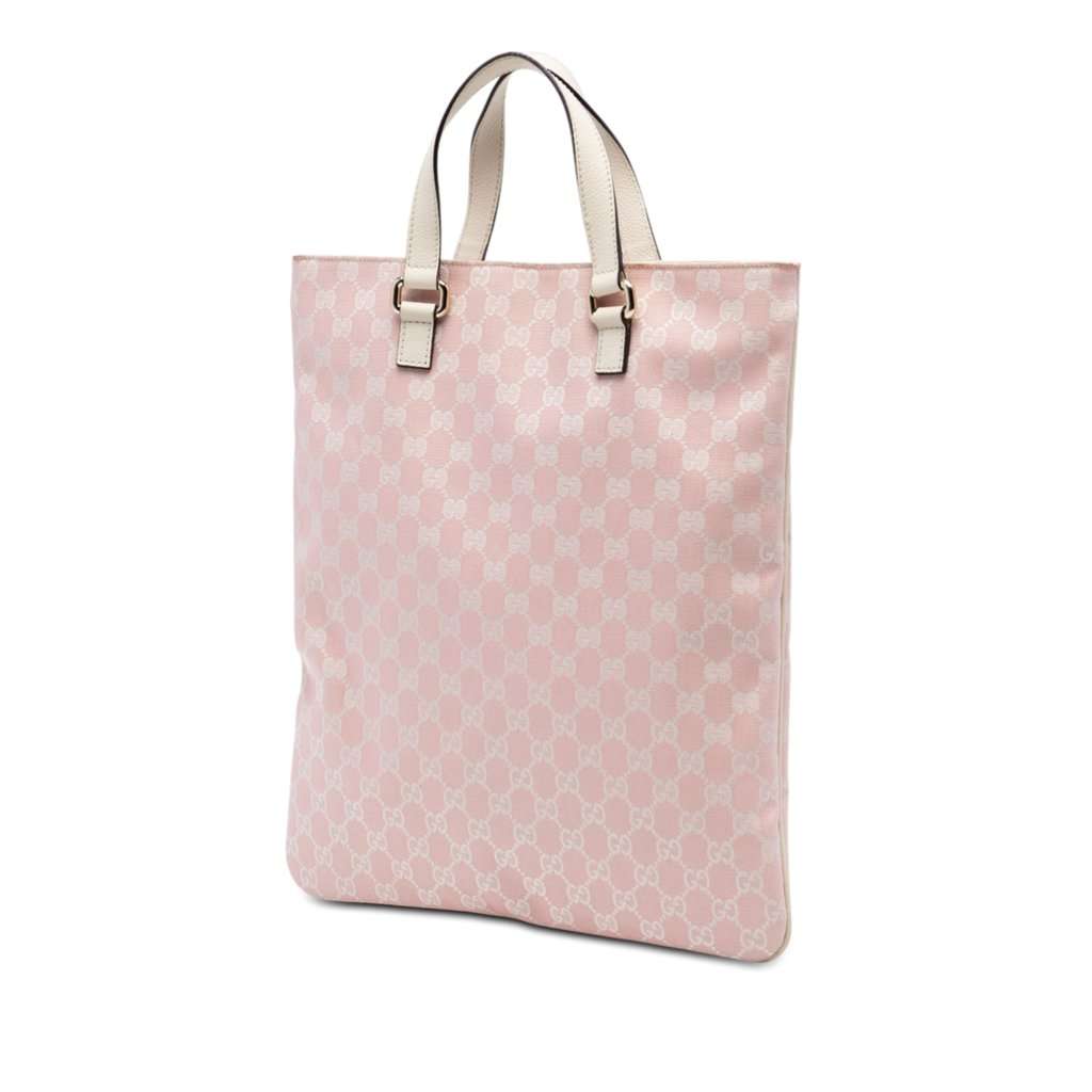Gucci GG Canvas Tote Pink Very good condition - Back View
