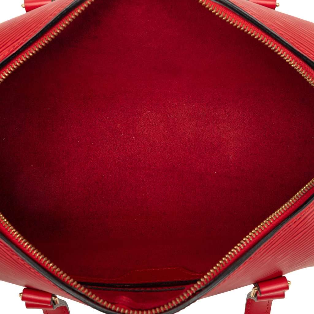Louis Vuitton Epi Soufflot Red Leather Very good - Model View