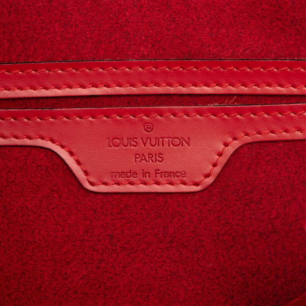 Louis Vuitton Epi Soufflot Red Leather Very good - Box View