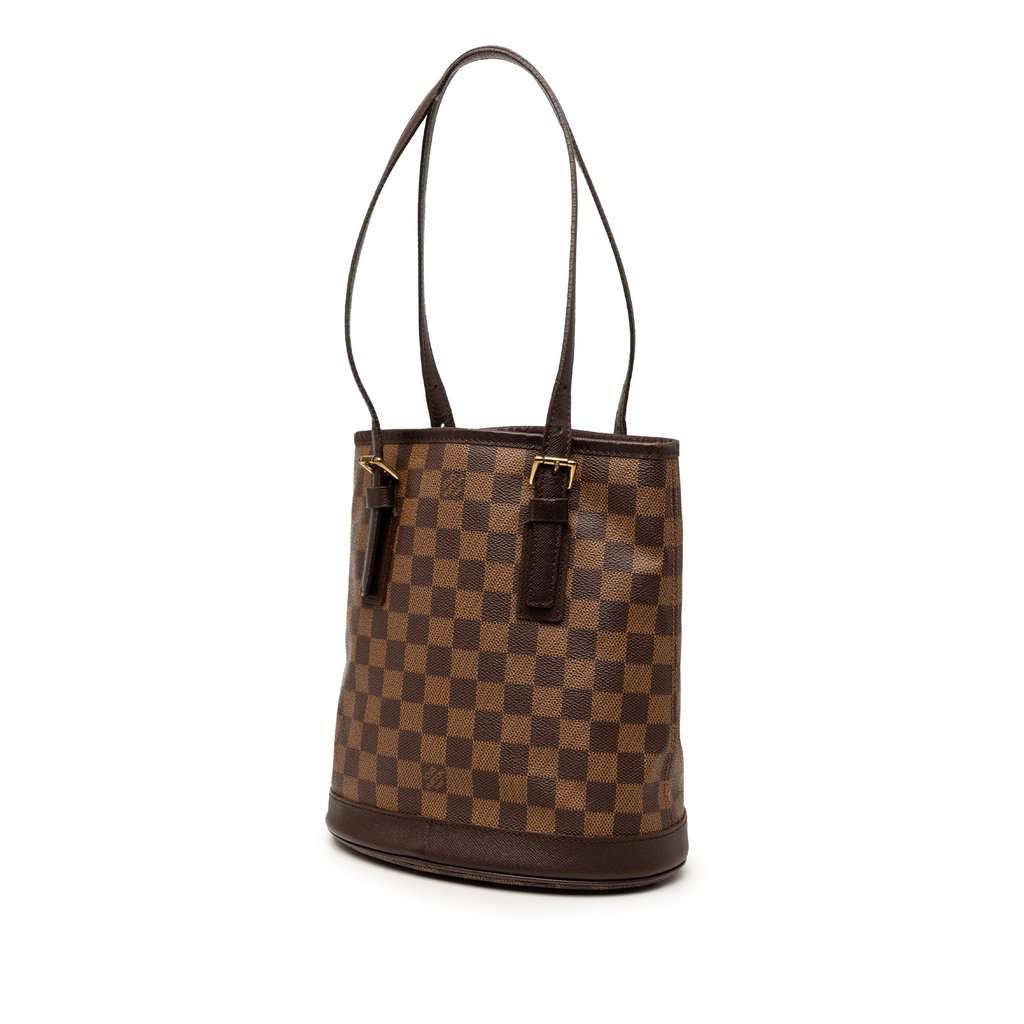 Louis Vuitton Damier Ebene Marais Brown Very good - Back View