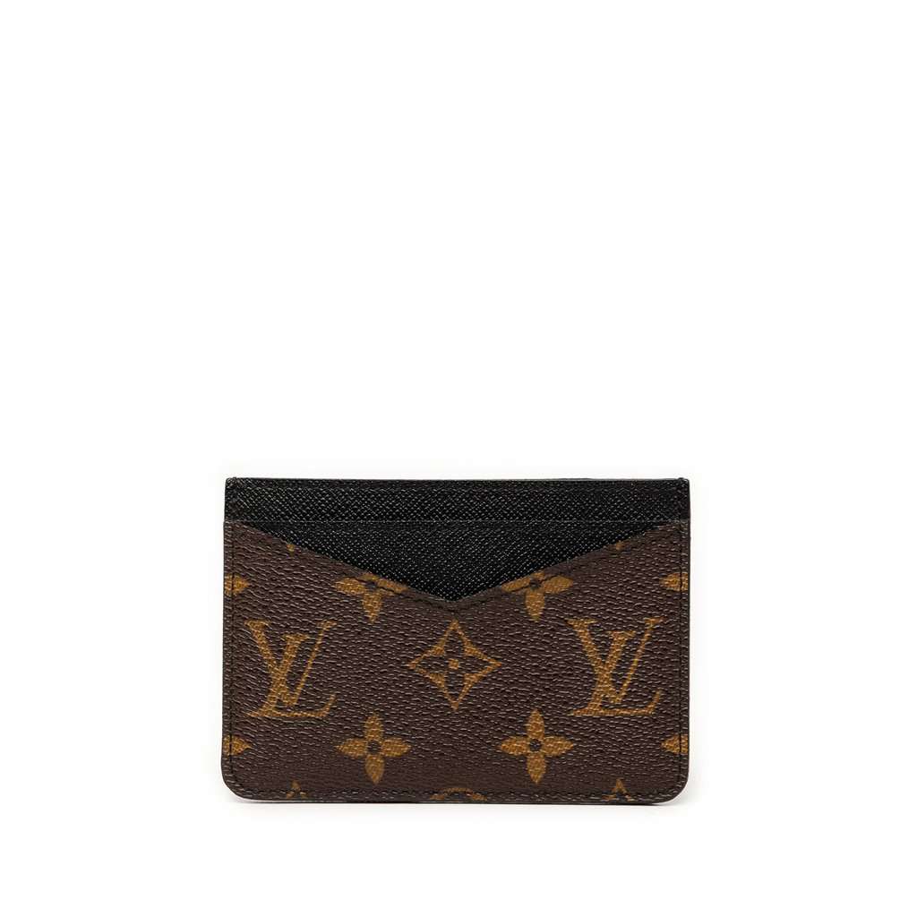 Louis Vuitton Monogram Macassar Neo Card Holder Brown Very good condition - Front View