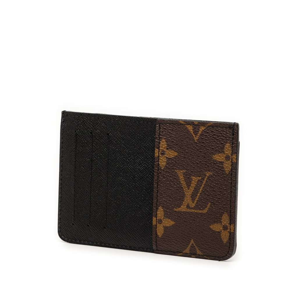 Louis Vuitton Monogram Macassar Neo Card Holder Brown Very good condition - Back View