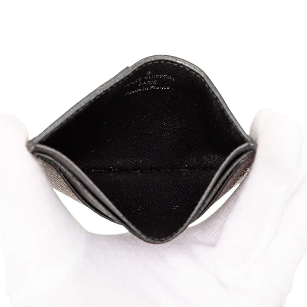 Louis Vuitton Monogram Macassar Neo Card Holder Brown Very good condition - Model View
