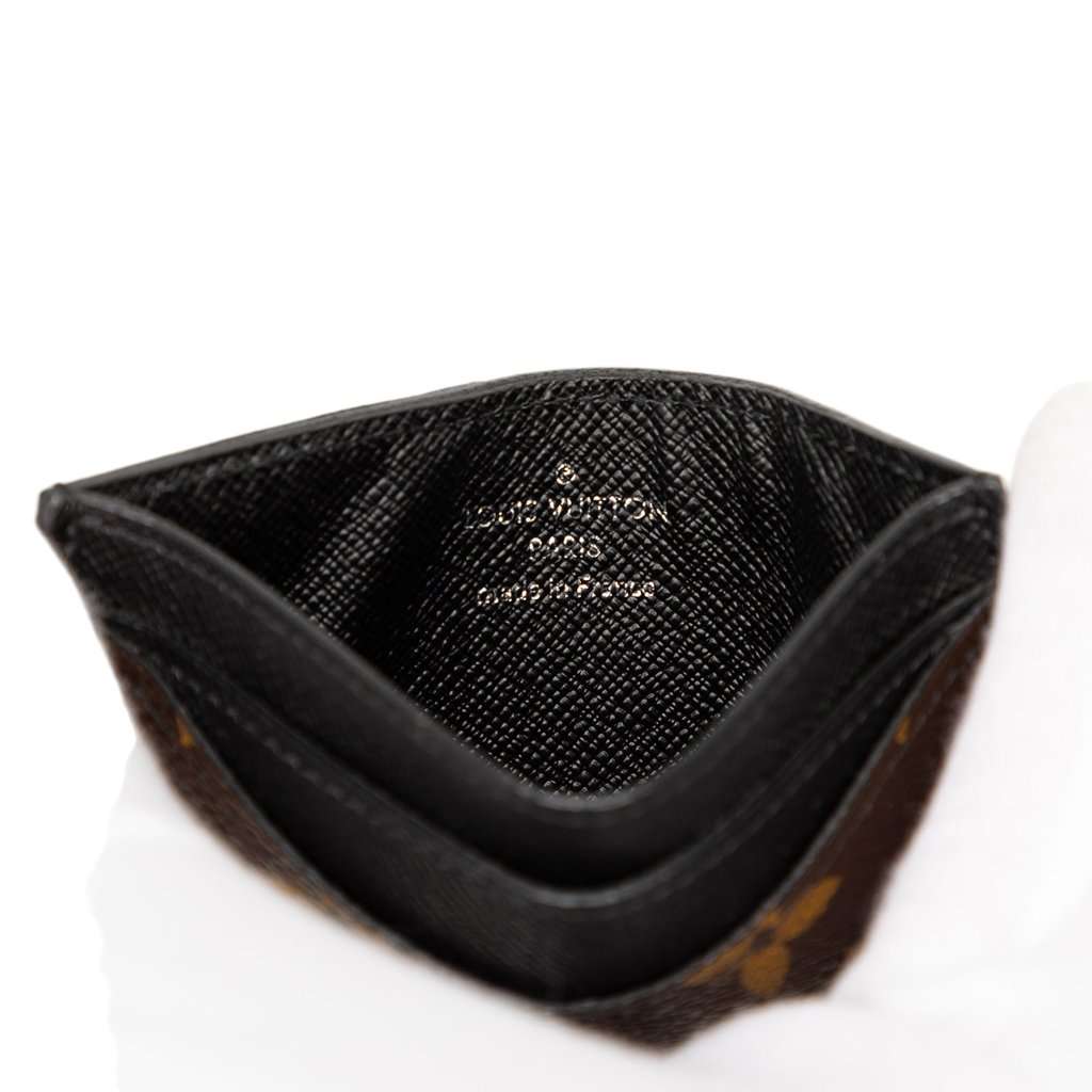 Louis Vuitton Monogram Macassar Neo Card Holder Brown Very good condition - Box View