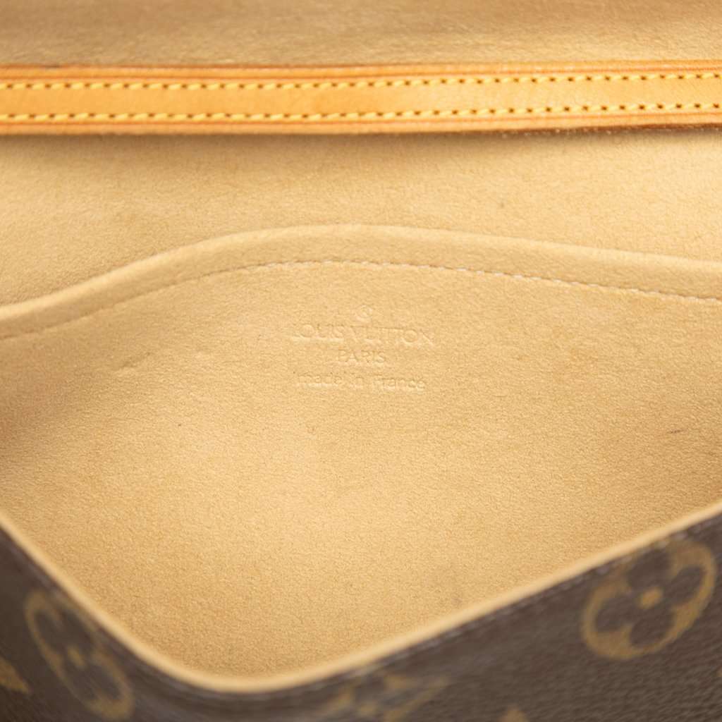 Louis Vuitton Monogram Pochette Twin GM Brown Very good condition - Box View