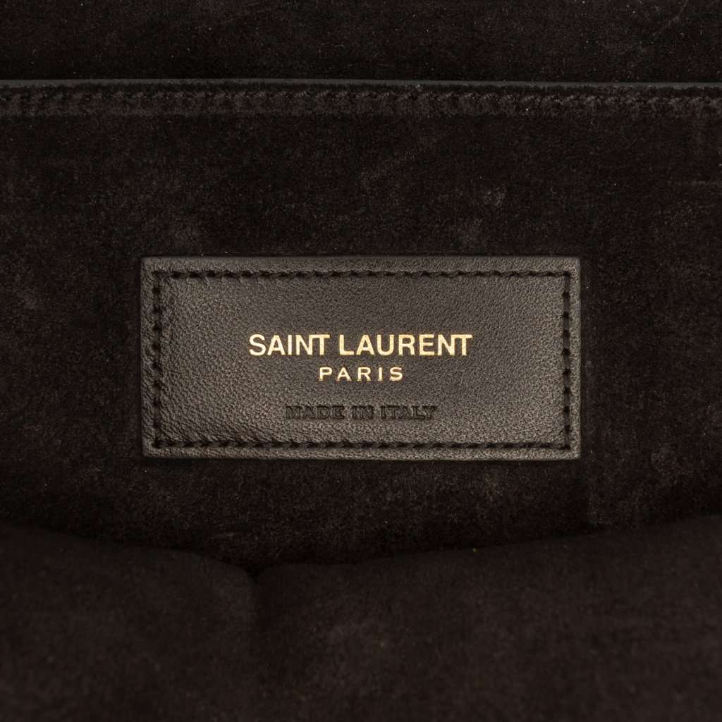 Saint Laurent Small Calfskin Dylan Crossbody Black Leather Very good - Box View