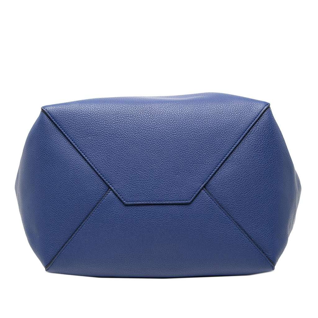 Celine Small Leather Phantom Cabas Tote Blue Leather Very good condition - Inside View