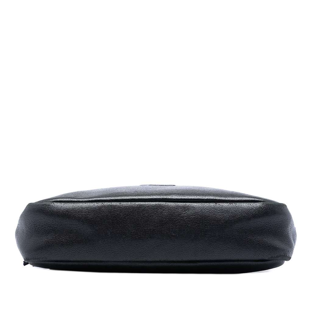 Saint Laurent Small Lambskin Monogram Lou Camera Bag Black Leather Very good condition - Inside View