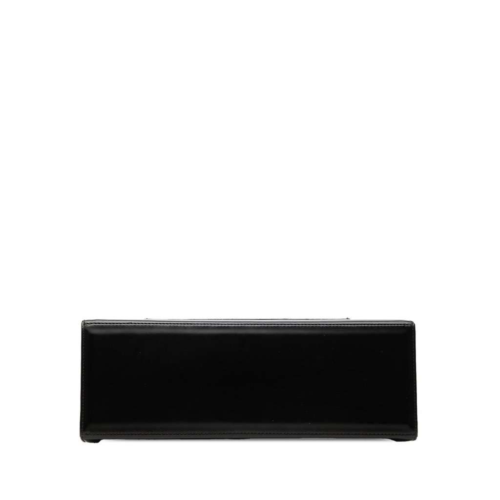Saint Laurent Leather Top Handle Frame Bag Black Leather Very good - Inside View