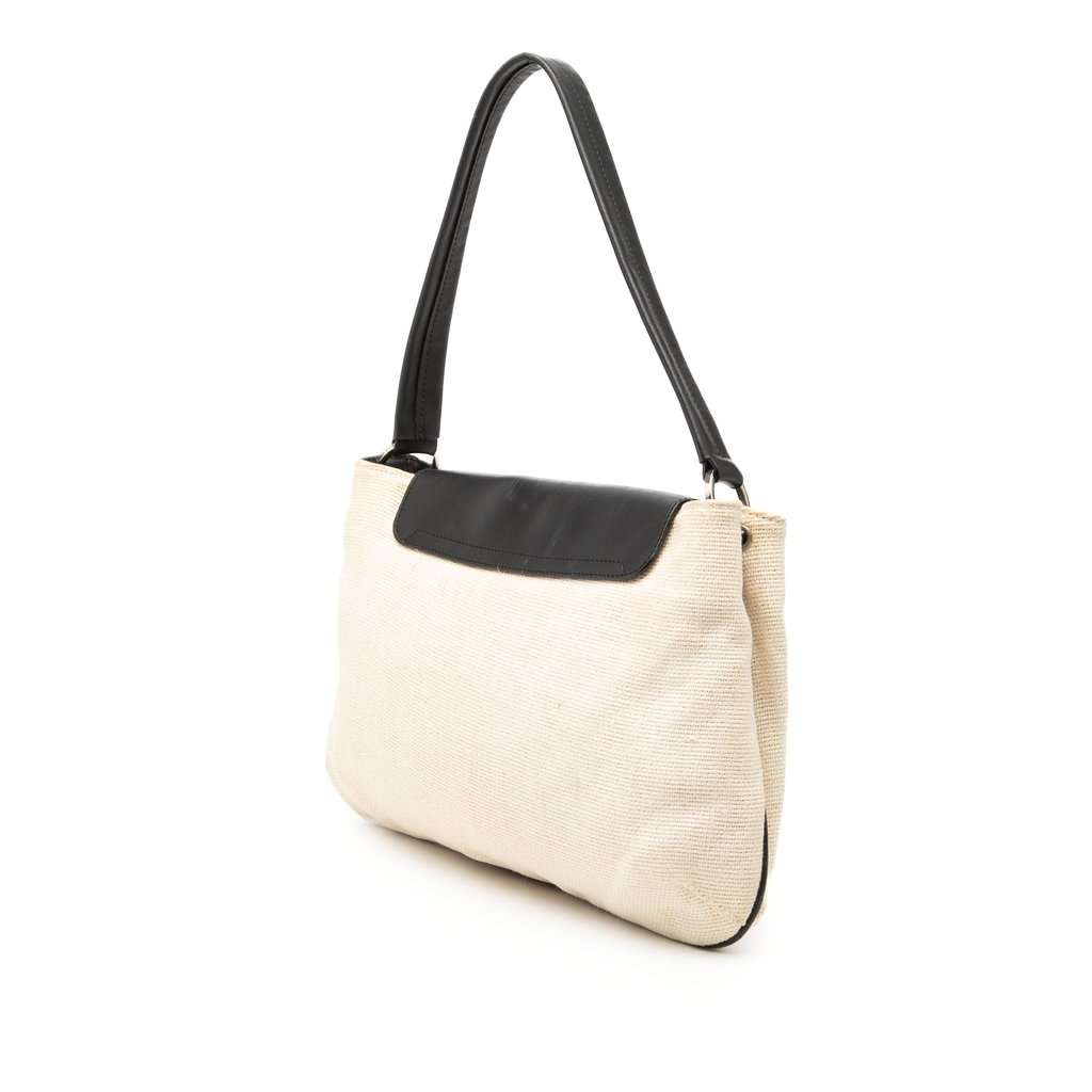 Gucci Canvas Shoulder Bag Brown Very good - Back View