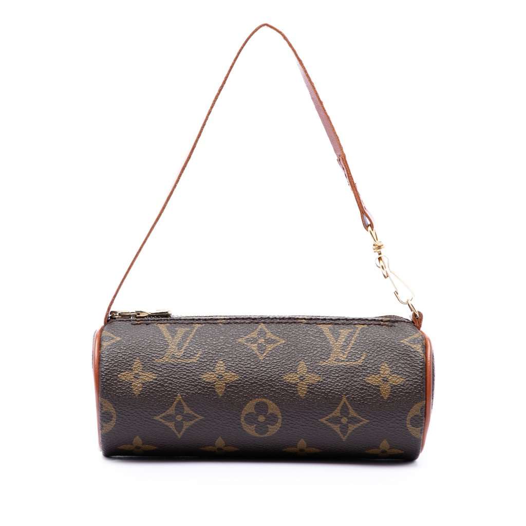 Louis Vuitton Monogram Papillon Pochette Brown Very good - Front View