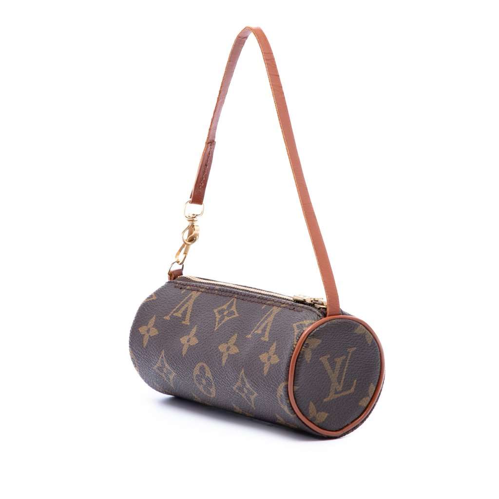 Louis Vuitton Monogram Papillon Pochette Brown Very good - Back View
