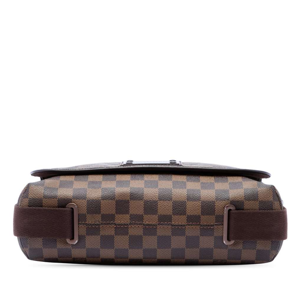 Louis Vuitton Damier Ebene Brooklyn MM Brown Very good - Inside View