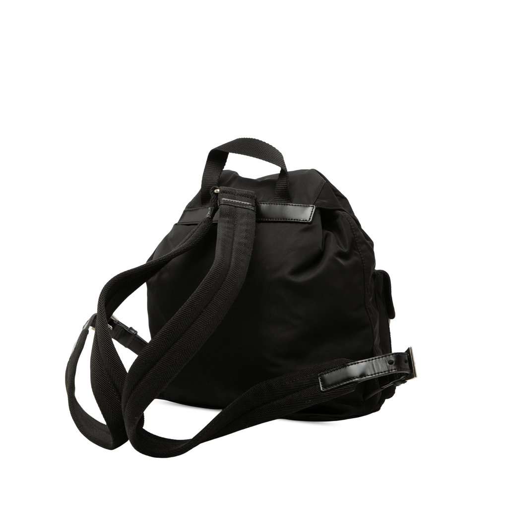 Prada Tessuto Backpack Black Good - Back View