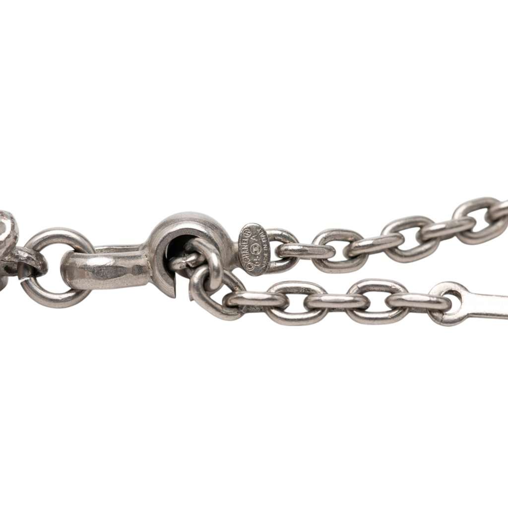 Chanel CC Brass Rabbit Key Chain and Bag Charm Silver Metal Very good condition - Model View