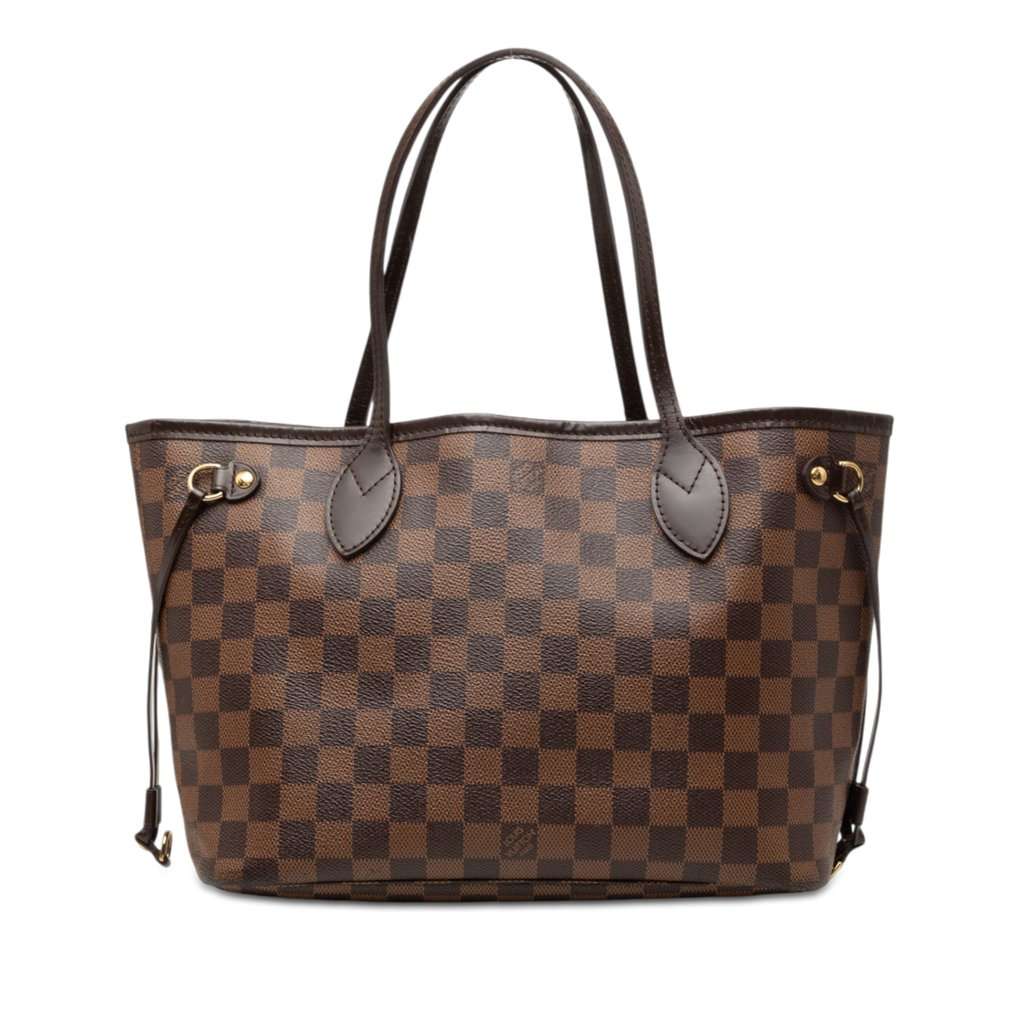Louis Vuitton Damier Ebene Neverfull PM Brown Very good condition - Front View