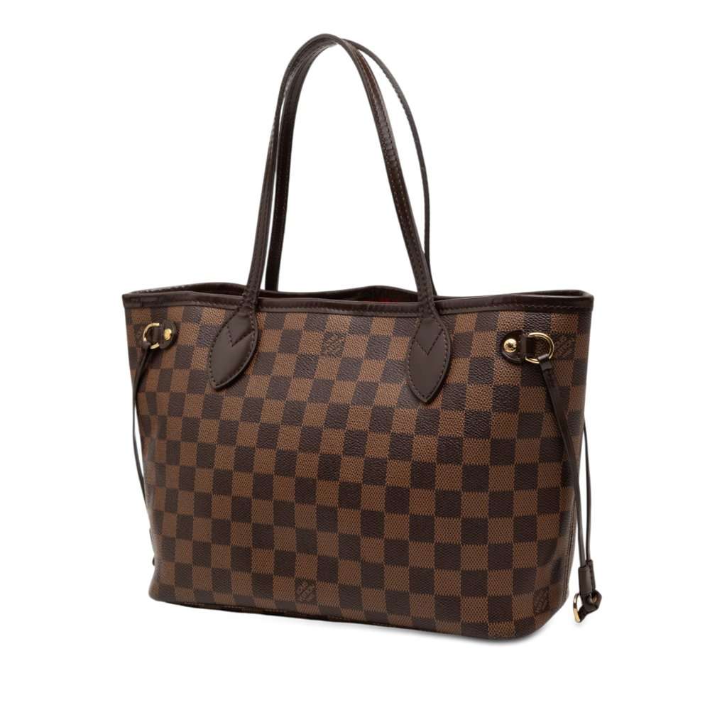 Louis Vuitton Damier Ebene Neverfull PM Brown Very good condition - Back View