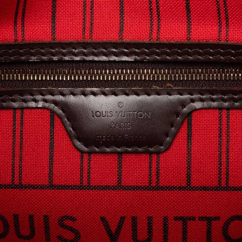 Louis Vuitton Damier Ebene Neverfull PM Brown Very good condition - Box View