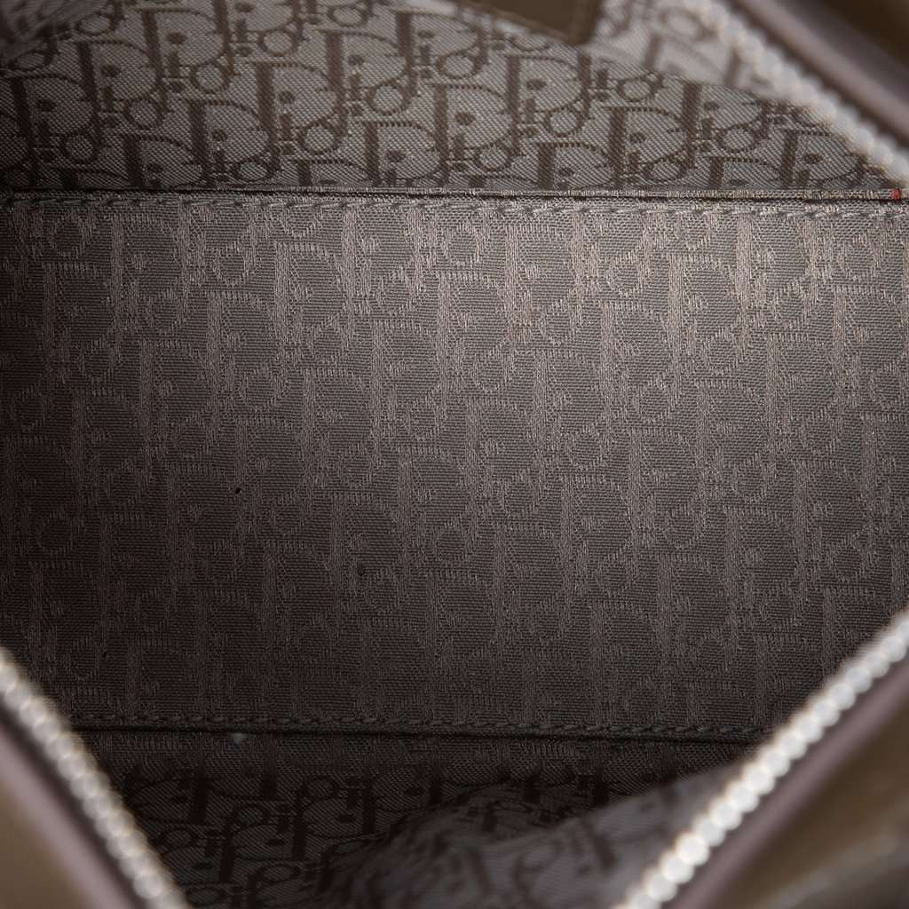 Dior Medium Patent Cannage Lady Dior Brown Leather Very good - Model View