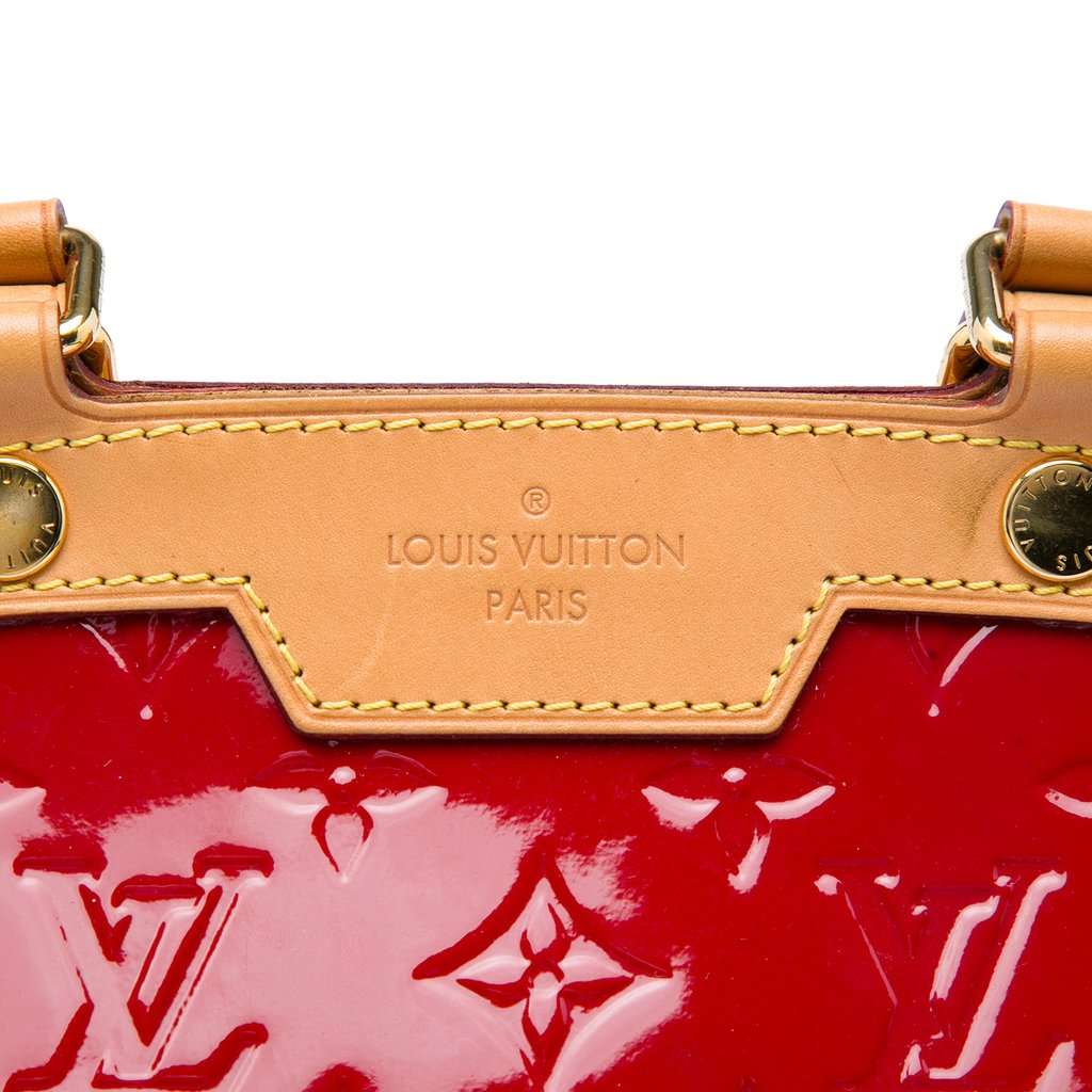 Louis Vuitton Monogram Vernis Brea MM Red Leather Very good condition - Box View