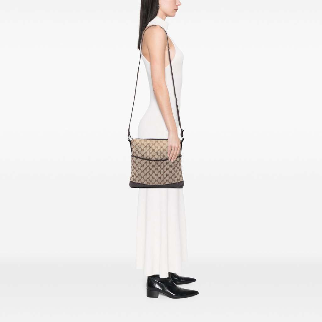 Gucci GG Canvas Crossbody Beige Very good condition - Box View